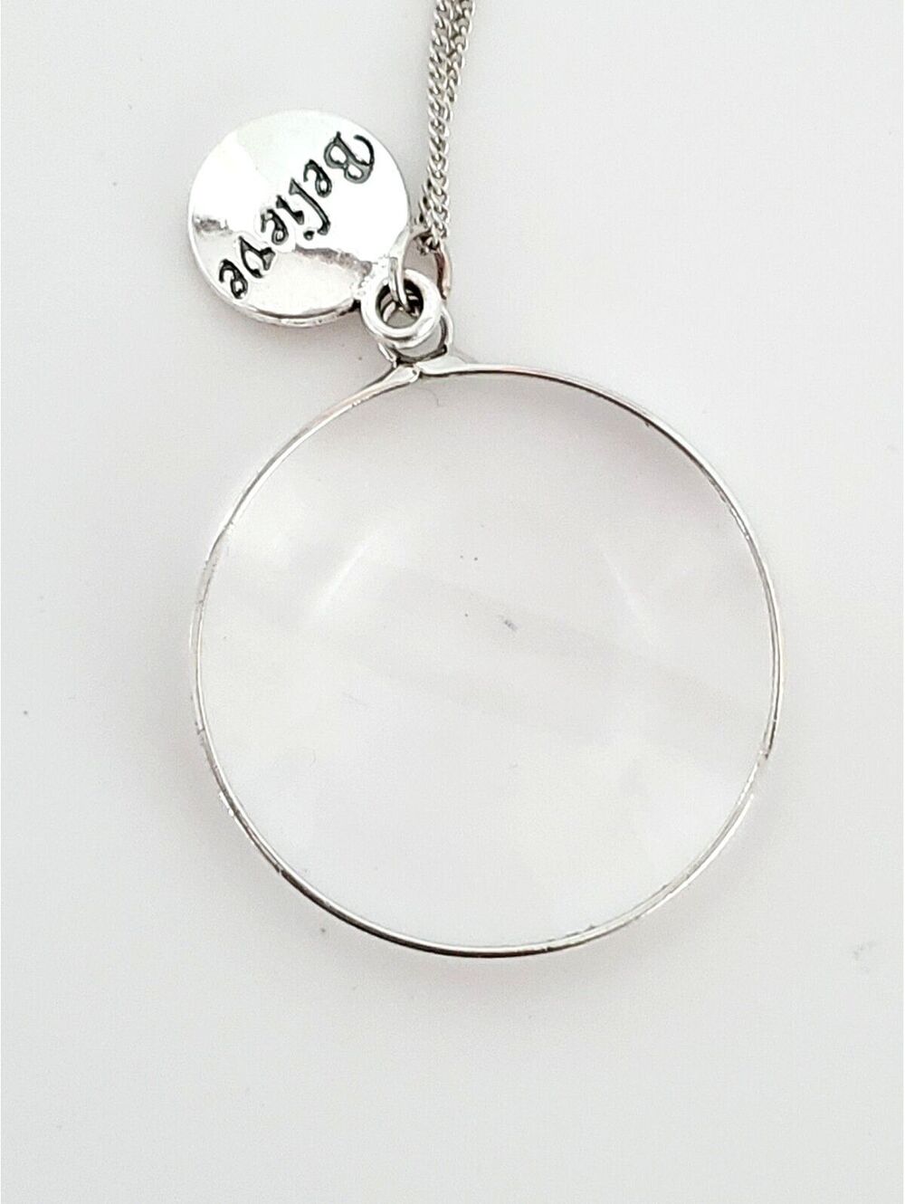 Magnifying Beaded Chain Necklace